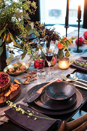 Christmas table setting | breadonbutter