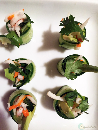 vegetable and crab maki rolls | breadonbutter