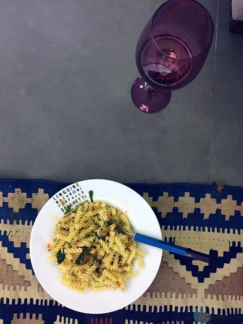 tomato and basil fusilli | breadonbutter