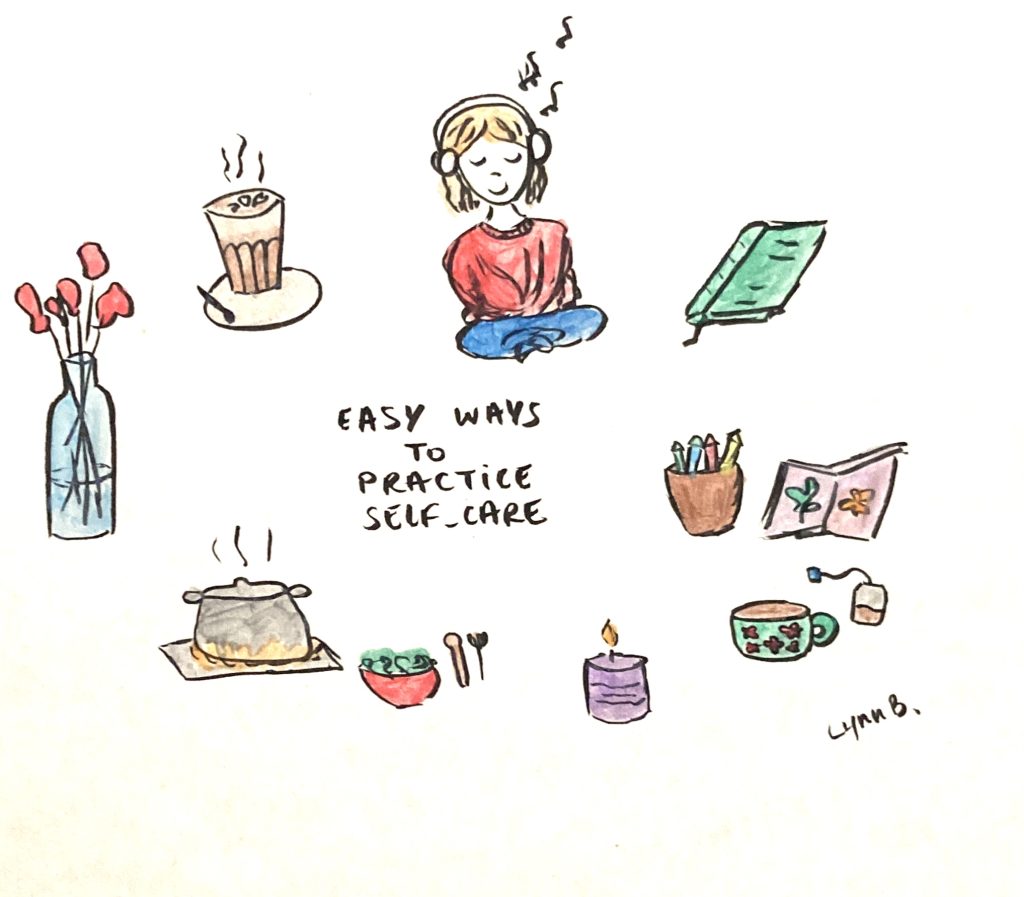 self-care illustration | breadonbutter