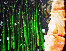 baked salmon and asparagus | breadonbutter